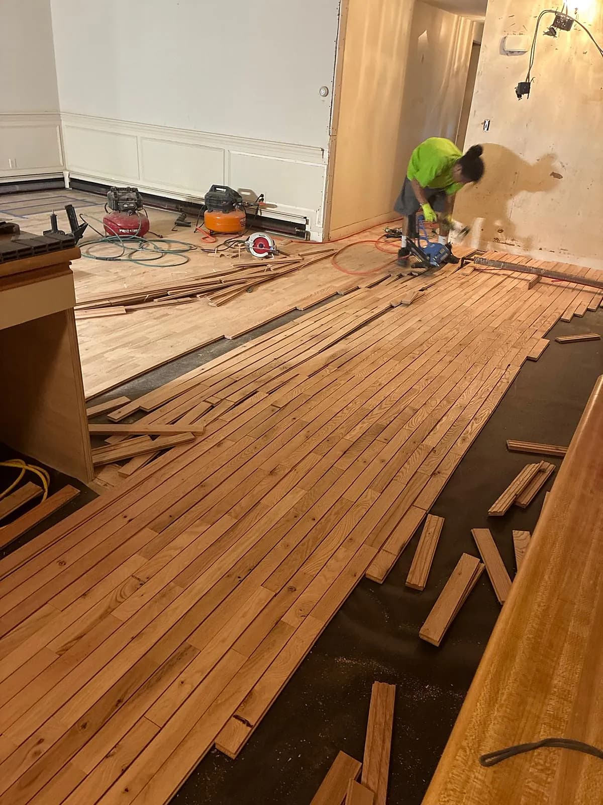 Hardwood Floor Installation